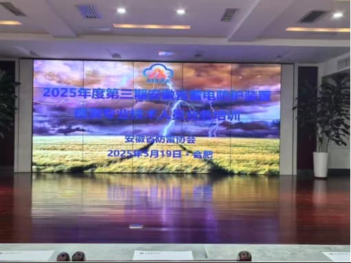 La tercera fase de la capacitación profesional de protección y detección de rayos en la provincia de Anhui-Anhui Jinli Electric fue invitada
